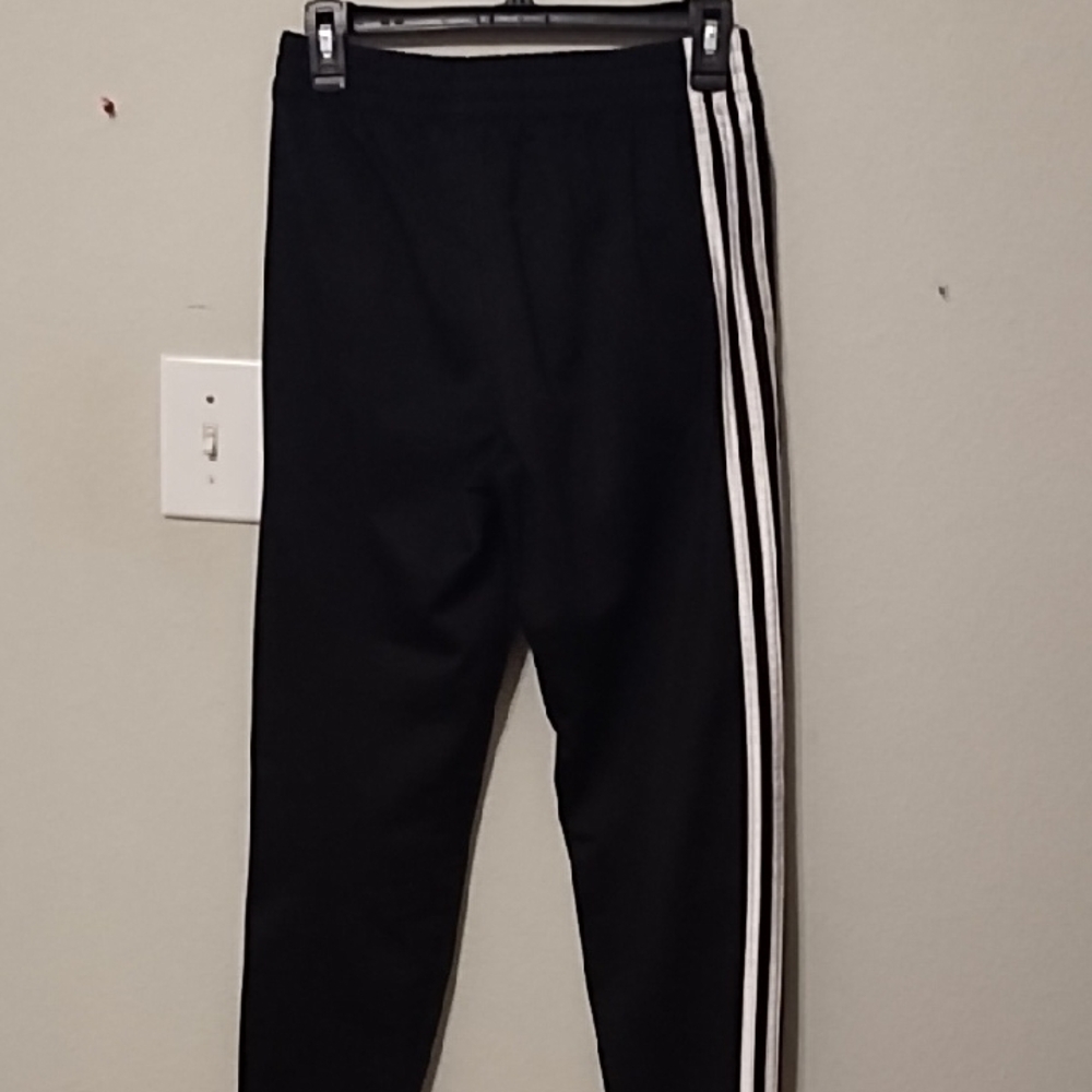 Adidas Kids Black Track Pants - Picture 3 of 5